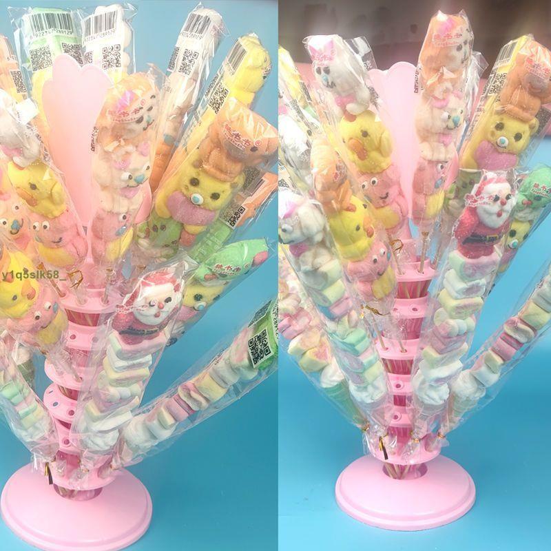 (明天afu5) 展示架 糖座 糖果展示 棒棒糖插座 糖果塑膠架葫蘆插座 布展架子 棉花糖展示架
