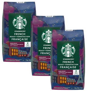 Starbucks 法式烘焙咖啡豆 1.13 公斤(3組) [COSCO代購] W111357