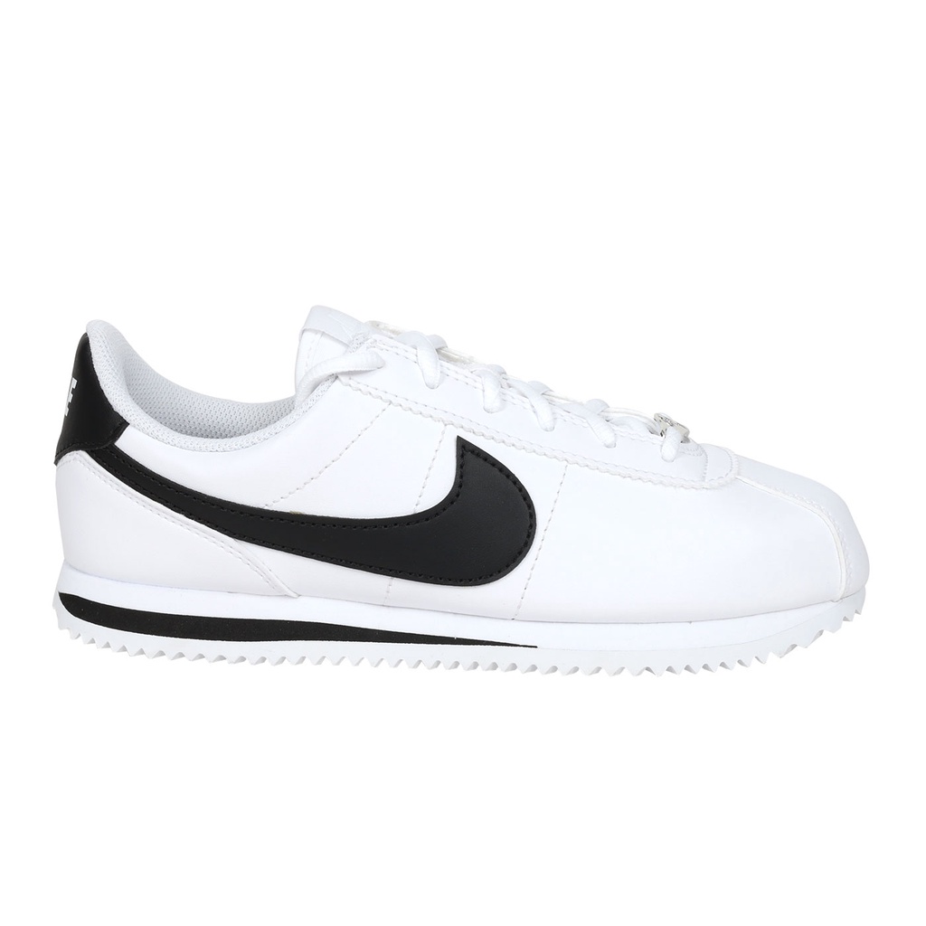 NIKE CORTEZ BASIC SL GS 男女大童運動休閒鞋( 經典「904764-102」 白黑