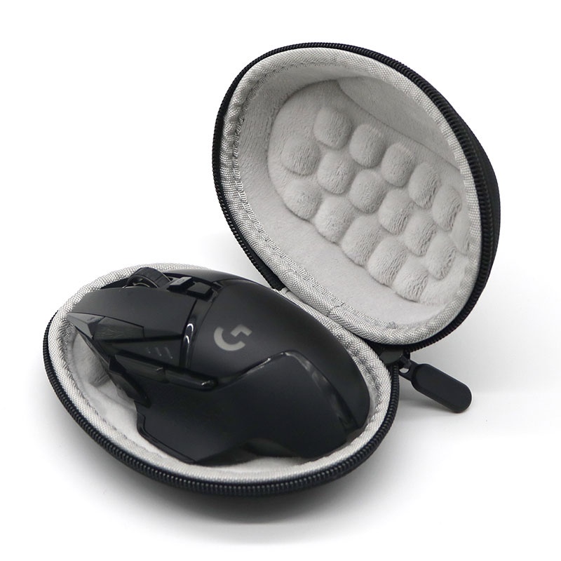 錢記-收納包 適用 G502X創世者無線滑鼠包 便攜防摔收納盒保護袋壓硬殼 防震包