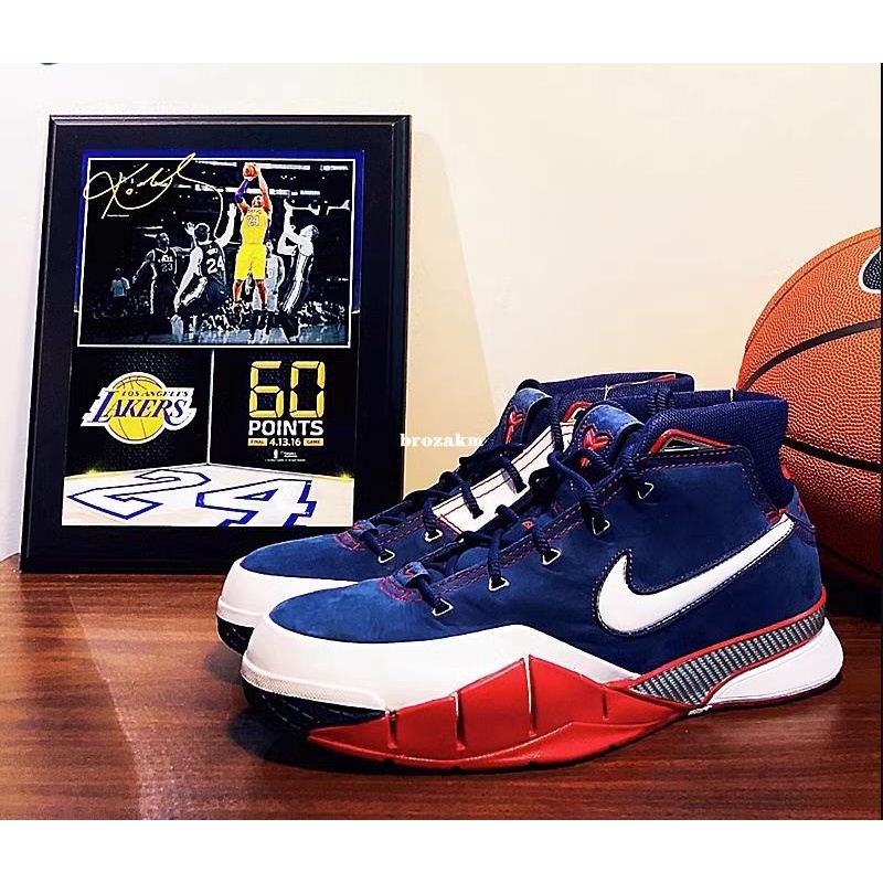 Nike Kobe 1 Protro 美國隊 藍紅白 實戰 籃球鞋 AQ2728-400