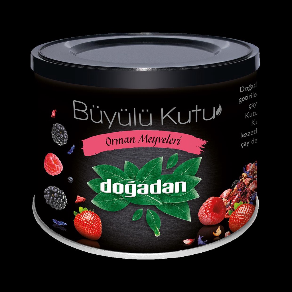 土耳其dogadan水果茶玫瑰果蘋果黑莓覆盆子草莓等多種果茶鐵盒裝