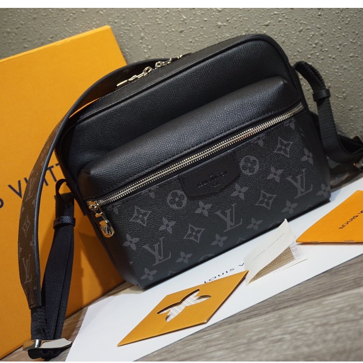 全新/二手 LV側背包男 Louis Vuitton 單肩 LV路易威登男包 經典老花 黑花 斜背包 肩背包 大容量