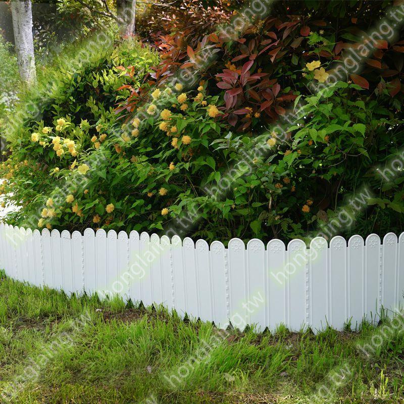 戶外圍欄家用庭院別墅塑料籬笆柵欄花園菜園裝飾綠化擋土板田園有口皆碑jj1