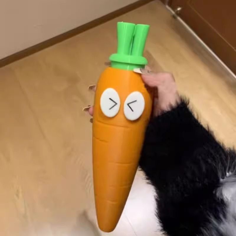 抖音爆款3d打印衚蘿蔔伸縮刀創意蘿蔔伸縮劍解壓創意生日玩具禮物 WAC3
