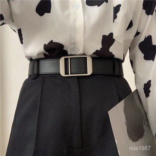 【優選好物】新款皮帶女裝飾簡約褲帶女士休閒學生潮牛仔褲腰帶男免打孔ins風 34ZL