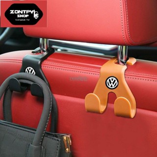 VW福斯 汽車掛鉤 車用雙頭掛鉤 椅背頭枕掛勾 車載多功能掛勾 椅背置物鉤 Tiguan Passat Golf汽車收納