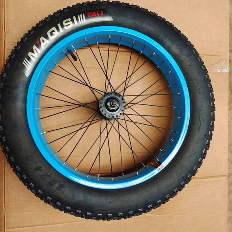 ✨優質特賣✨26X4.0輪組24寸20寸4.0寬輪胎雪地車輪胎越野山地車自行車寬胎