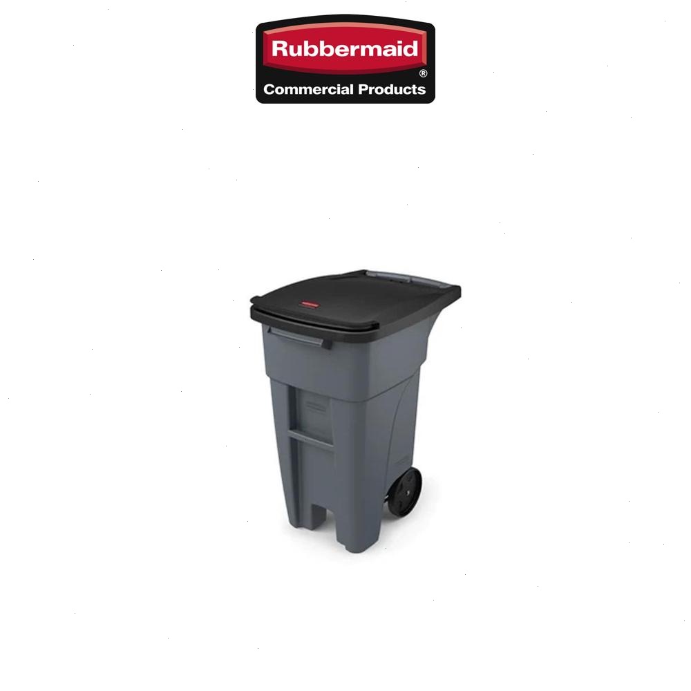 Rubbermaid 樂柏美 BRUTE可推式垃圾桶 120L