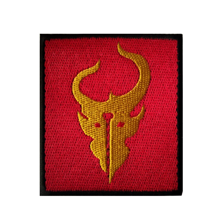 全刺繡魔術貼臂章惡魔獵手DEVGRU海豹六隊徽章布貼戰術補丁士氣章