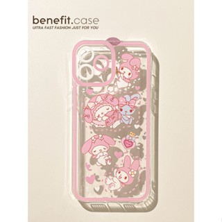 Benefit日韓卡通ins可愛睡覺美樂蒂適用15蘋果13promax手機殼iphone12防摔14promax新11x