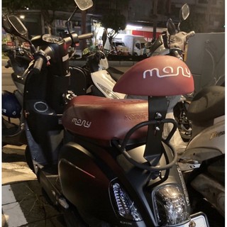 【Yun】🌟 現貨 Kymco 魅力 白鐵 機車後靠背 imany MANY 110 專用 many 媚力 光陽