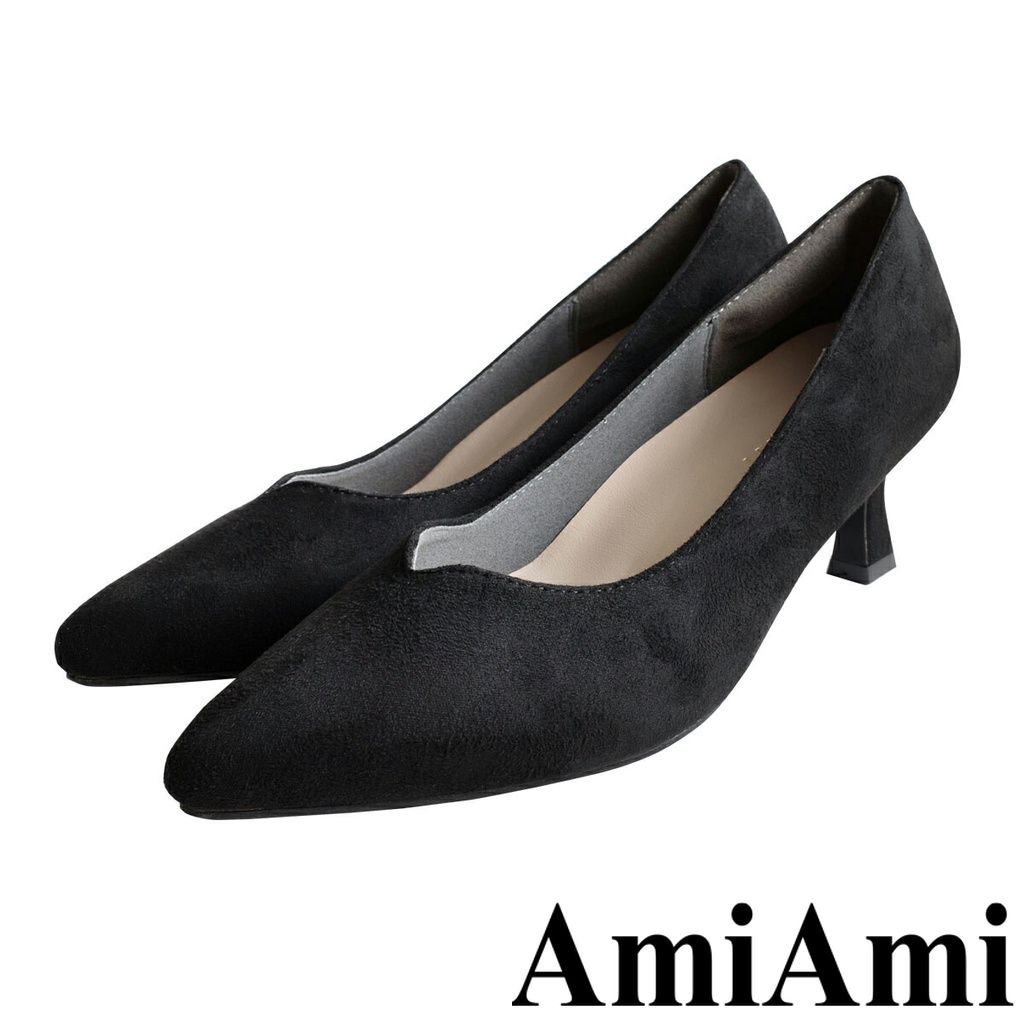【AmiAmi】 V 型切割尖頭高跟鞋 女鞋 CX3030
