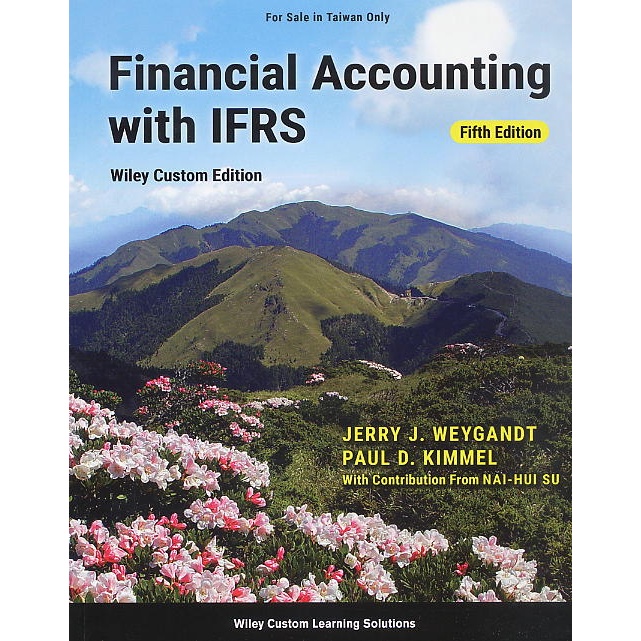 &lt;麗文校園購&gt;[現貨] Financial Accounting with IFRS Wiley Custom Edition Weygandt/Kimmel 5/e 9781394194766