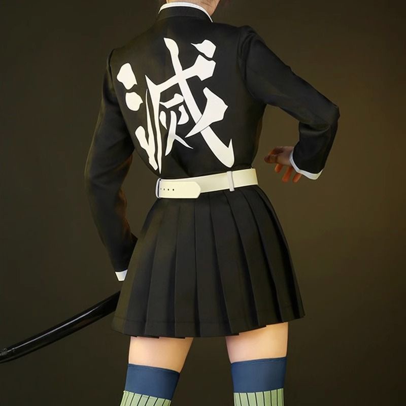 鬼滅之刃甘露寺蜜璃戀柱cos女裝鬼殺隊隊服cosplay服裝現貨