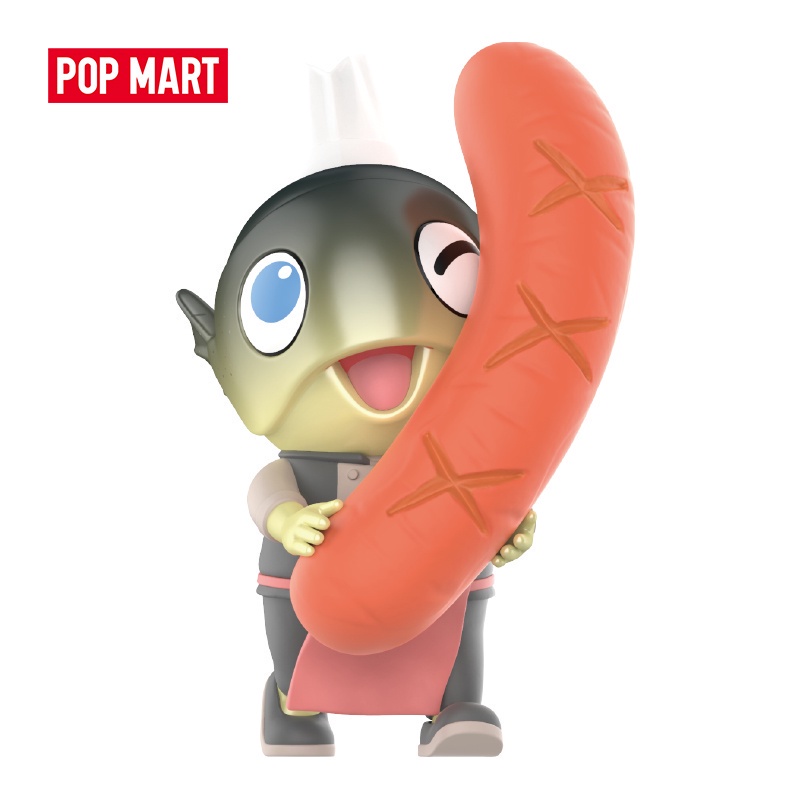 泡泡瑪特 鮪魚世界料理系列手辦盲盒玩具創意禮物