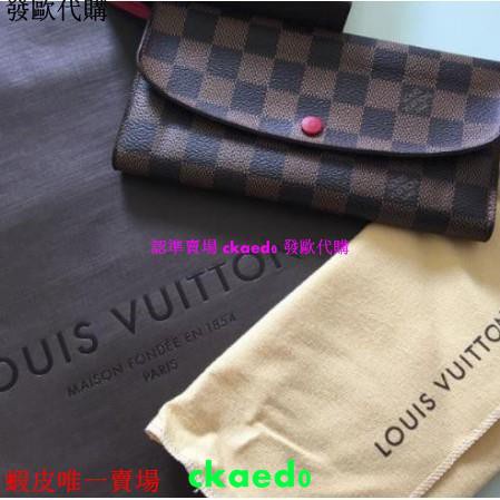 二手 Louis Vuitton LV 正品 N63544 棋盤格長夾 現貨