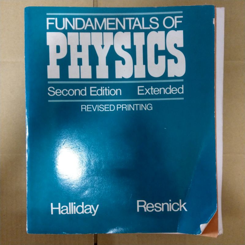 二手_Halliday/Resnick_Fundamentals of physics