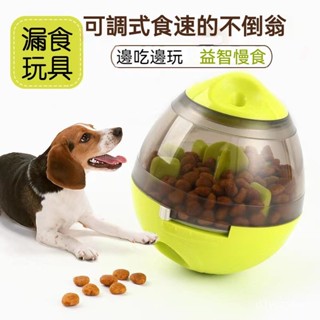 寵物不倒翁漏食球 漏食玩具 寵物玩具 不倒翁玩具 寵物益智玩具 寵物餵食 漏食器 寵物玩具