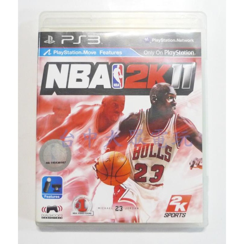 PS3 美國職業籃球 NBA 2K11 (英文亞版)**(二手片-光碟約9成8新)【台中大眾電玩】