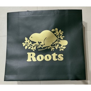 全新Roots 50週年購物袋-大款綠色