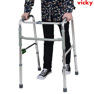 老年助行器助步器不銹鋼雙輪老人可折疊成人學步車四腳拐杖防滑