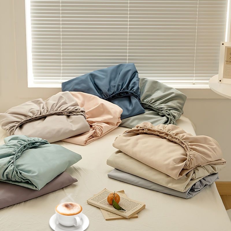 超棒免運無印日系素色床包組 舒柔棉床包 枕頭套 3尺 4尺 5尺 單人床包 雙人床包 加大床包 床罩床墊保護套