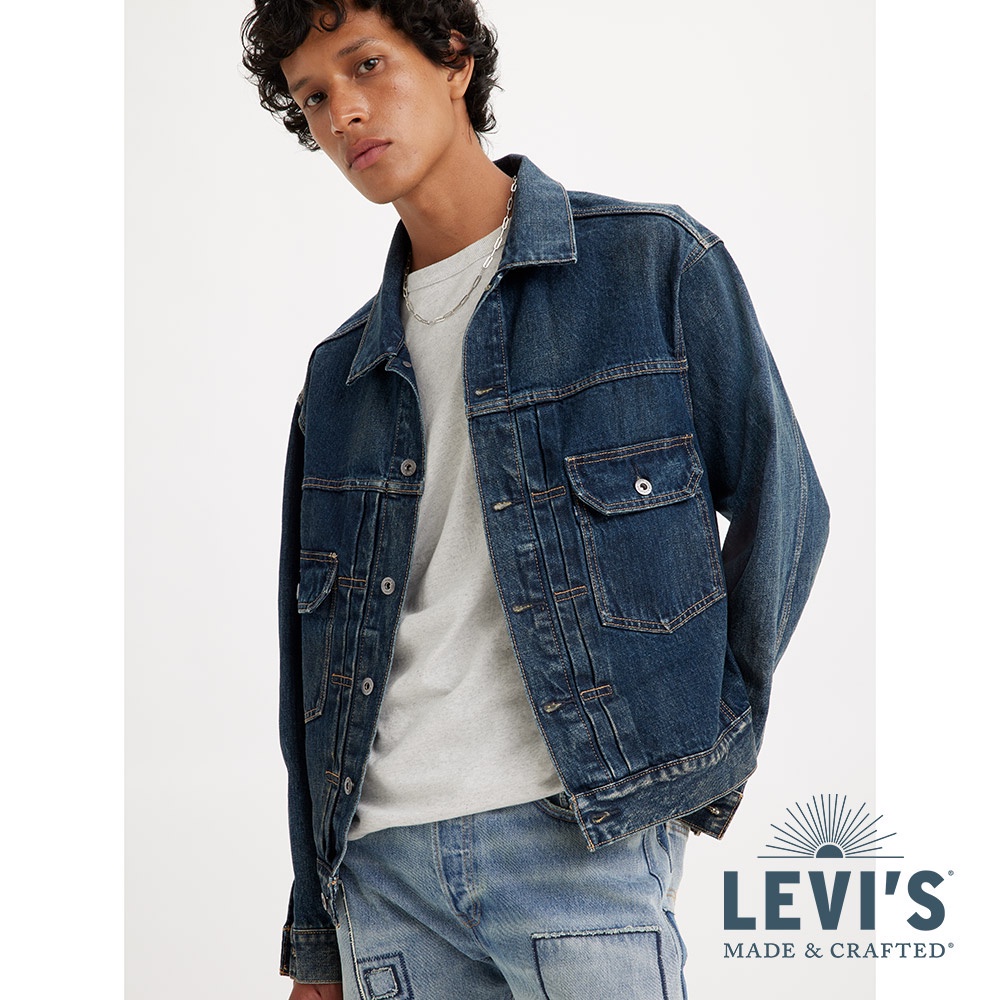 Levis LMC MOJ頂級日本布 Type2 Oversize寬鬆版牛仔外套 男 21261-0027 熱賣單品