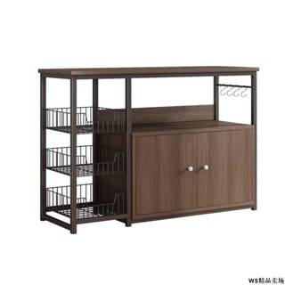 WS-傢居用品廚房置物架落地多層果蔬收納架家用多功能儲物架靠墻微波爐置物櫃