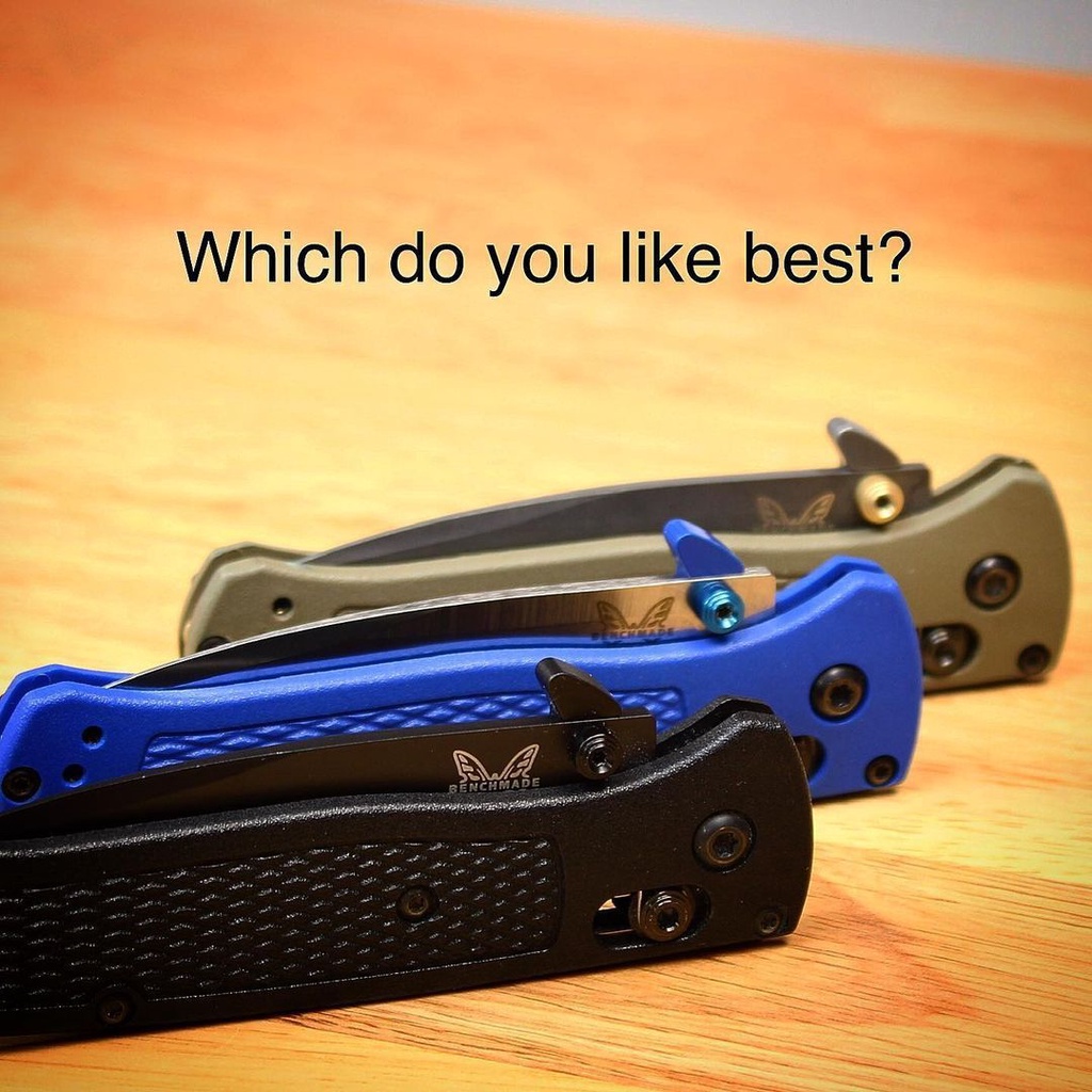 禮遇雙旦~Benchmade蝴蝶Bugout 535快開勾推刀釘 支配者Griptilian 551940