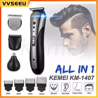 Kemei KM-1407 Electric Hair Clipper Trimmer Shaver Waterproo