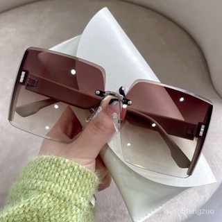 🔥大框太陽鏡🔥茶色墨鏡女士2023年新款夏季高級感ins防紫外線強光太陽眼鏡開車
