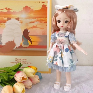 【臺灣出貨】3D模擬眼30公分可換裝公主禮服芭比娃娃洋娃娃過家家玩具生日禮物 兒童玩具 芭比娃娃 洋娃娃