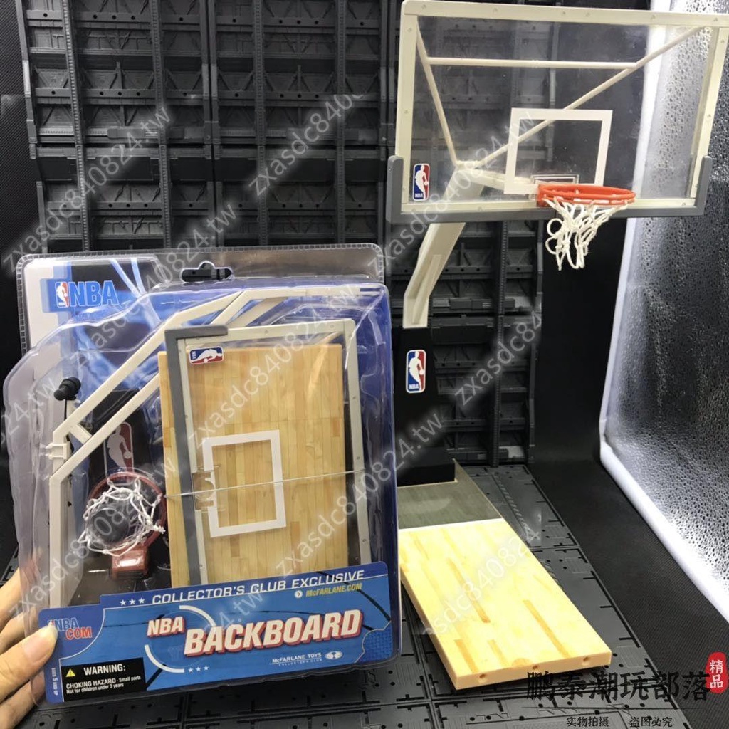 麥克法蘭nba籃球架 模型擺件配搭人偶籃球場NBA球星專用投籃球框大賣特賣kk1