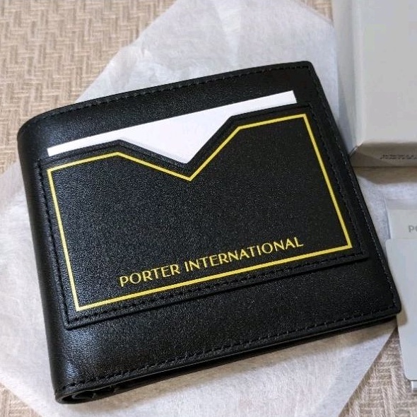 全新 | PORTER INTERNATIONAL/吉田/INDEX/信封造型/短夾/可裝零錢/皮夾/正版