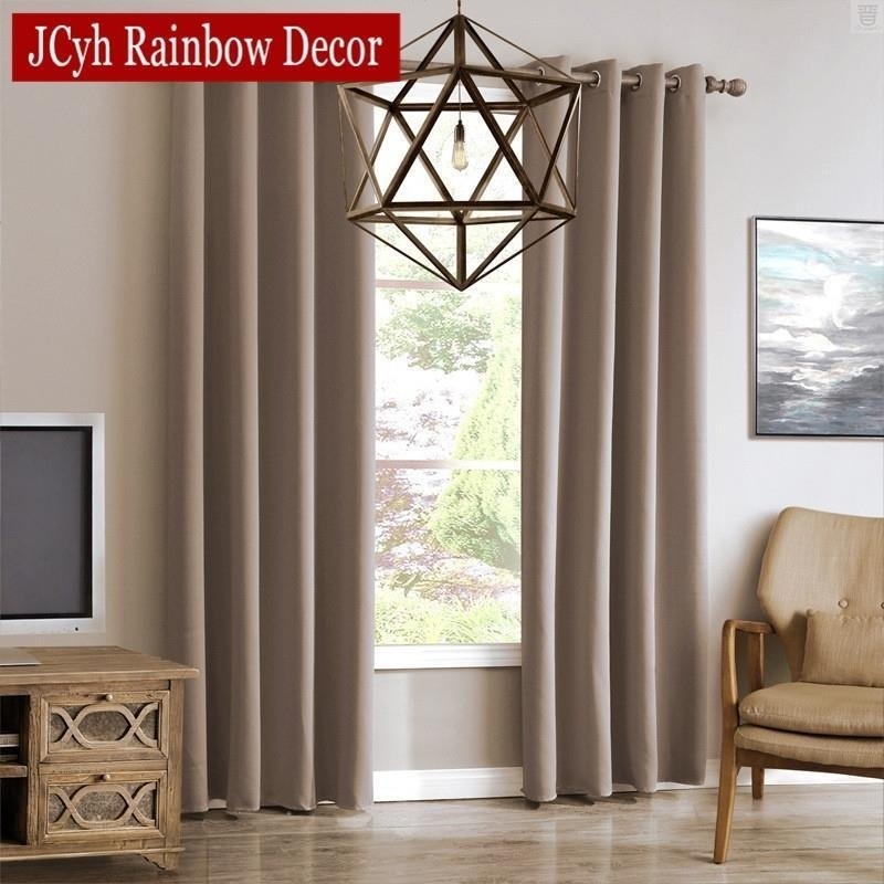 Modern Blackout Curtains For Living Room Window Curtains