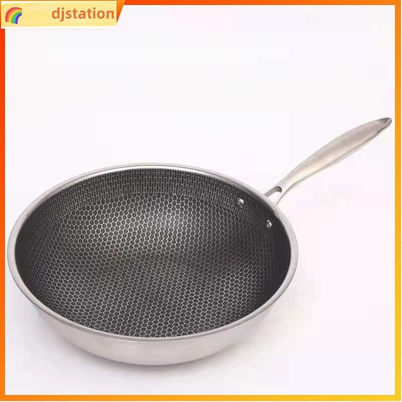 32cm Stainless Steel Nonstick Frying Pan Honeycomb Shallow S