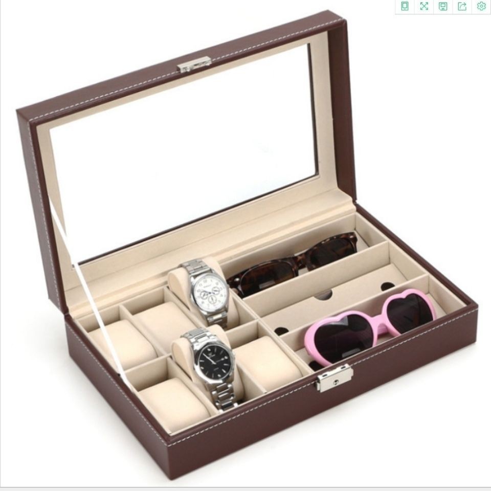 皮革手錶盒 眼鏡盒 手錶收藏盒 太陽眼鏡盒 YOUE