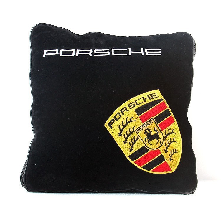 適用於Porsche 涼被抱枕｜抱枕被 車用被 抱枕毯 毛毯被｜保時捷 911 Cayman Boxster Cayen