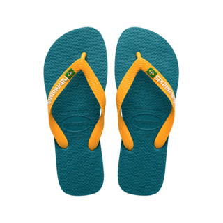 Havaianas Brasil LOGO 男女 綠色 哈瓦仕 國旗 人字拖 夾腳拖 拖鞋 4110850-1832U