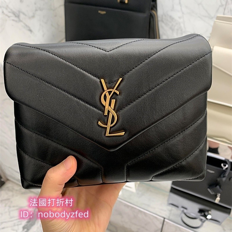 二手精品 YSL 聖羅蘭 Toy loulou 20CM 方胖子 相機包 斜背包 肩背包 467072