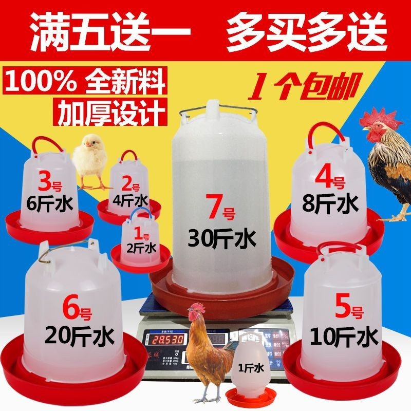 小豬豬精選雞水壺小雞喝水自動飲水器水桶喂雞水槽鴨鵝喂水器養雞設備用品.