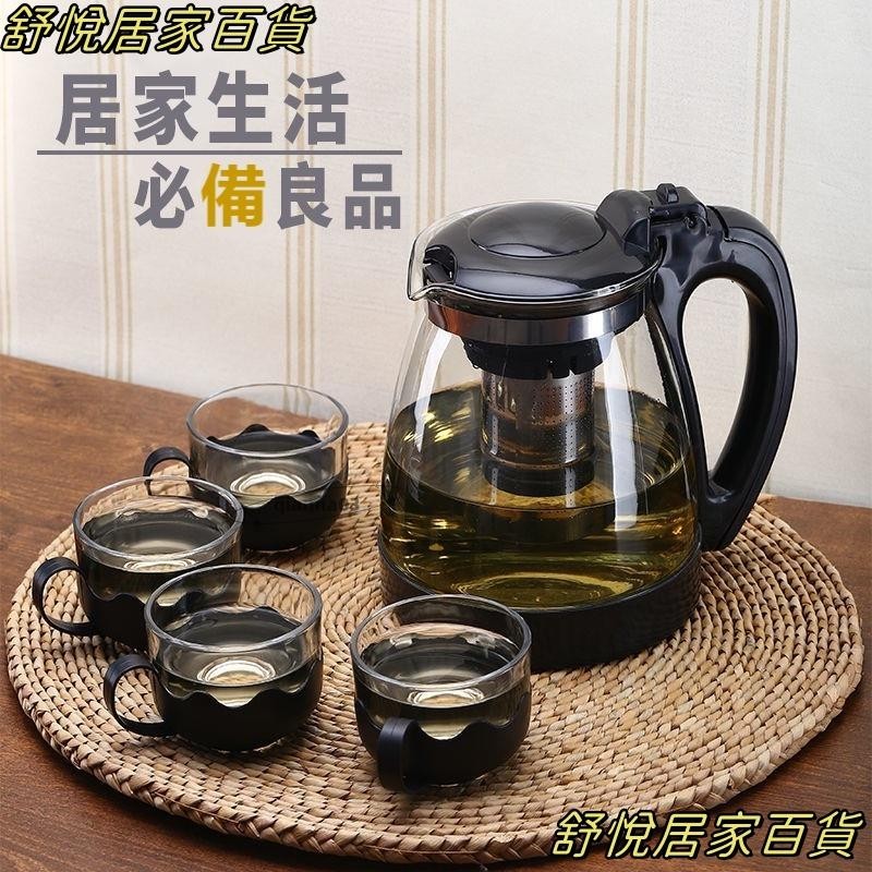 台灣出貨🎀1000/2000ML玻璃耐高溫泡茶壺 茶吧機 專用大容量花茶壺 養生壺家用LH63