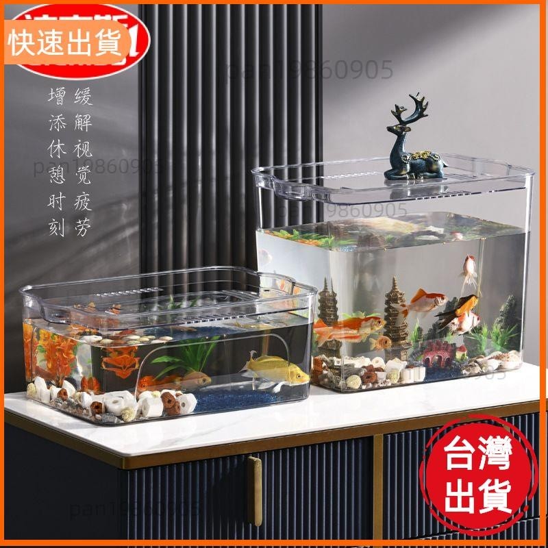 優選精品📣小魚缸 小魚缸套組 小魚缸造景 水族箱迷你 魚缸迷你 魚缸造景迷你 水族箱 鬥魚缸亞克力魚缸塑膠魚缸生態魚缸