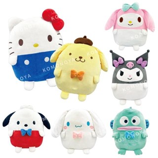 【現貨】小禮堂 Sanrio 三麗鷗 絨布玩偶抱枕 (圓滾角色款) Kitty 美樂蒂 大耳狗