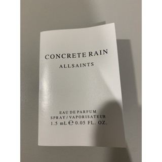 Allsaints 露雨之境 中性淡香精針管 Comcrete Rain 1.5ml