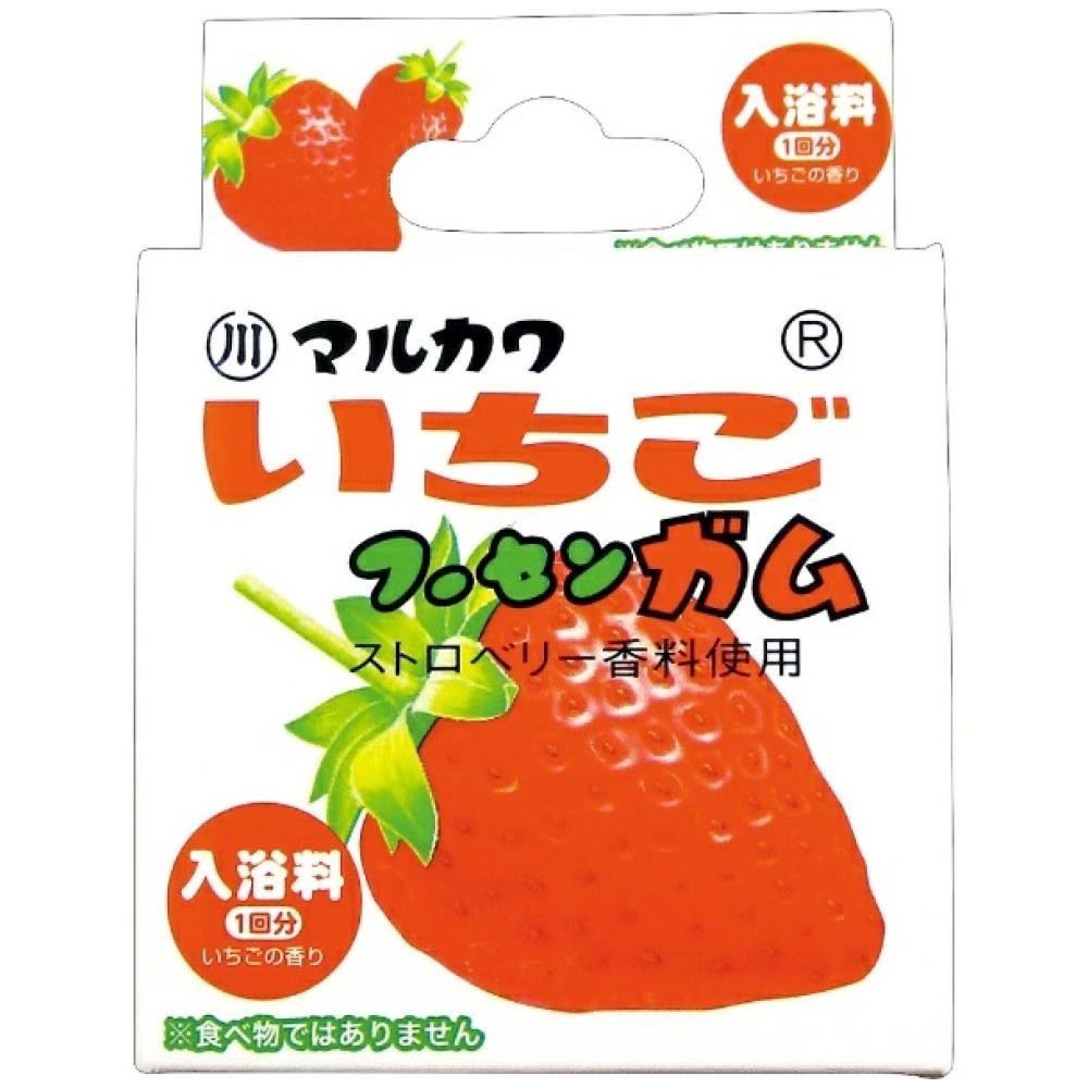 免運 現貨 日本進口 丸川口香糖造型入浴料 沐浴球 入浴劑(1回分/草莓款) 賣場多款任選