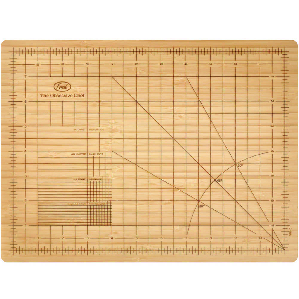 台灣現貨 美國《Fred&amp;FRIENDS》竹製測量砧板(長方) | 切菜 切菜砧板