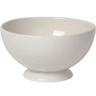 台灣現貨 美國《NOW》刻紋石陶餐碗(圖騰灰11.5cm) | 飯碗 湯碗