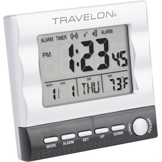 台灣現貨 美國《TRAVELON》多功能LED鬧時鐘 | 時鐘 鬧鐘